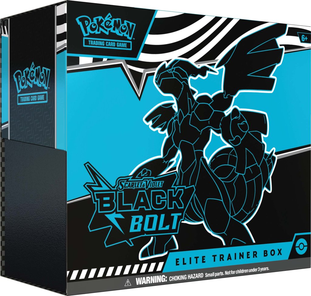 PRE ORDER Pokémon TCG: Scarlet & Violet— Black Bolt Elite Trainer Box