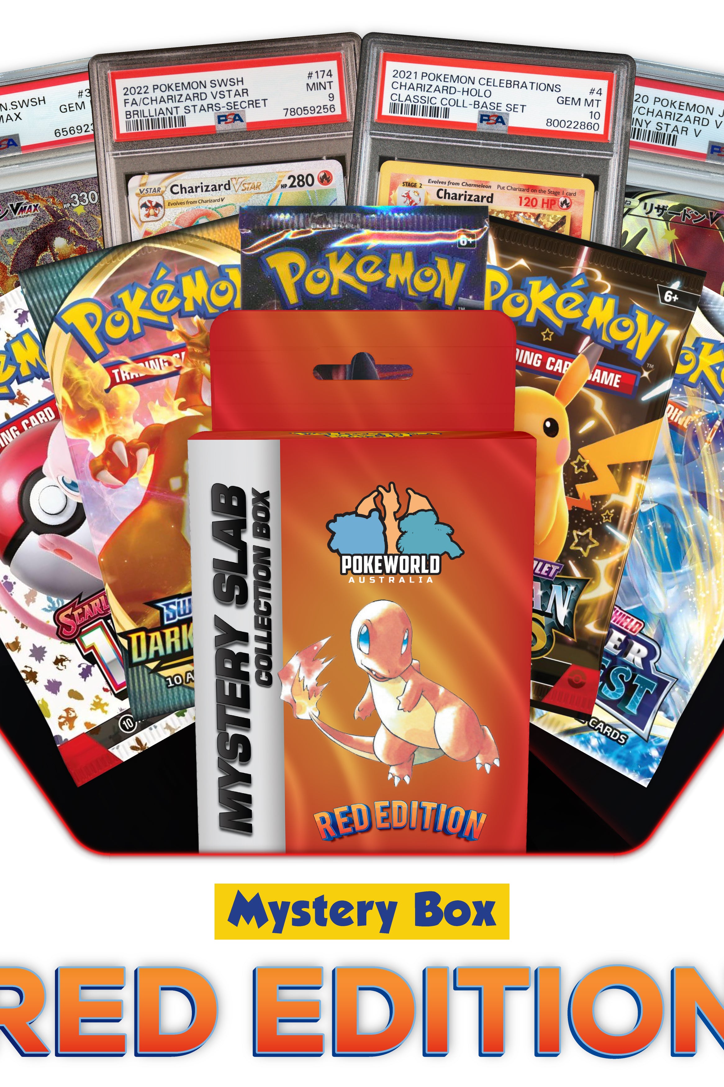 PRE ORDER FEBRUARY POKEWORLD MYSTERY COLLECTION BOX RED EDITION