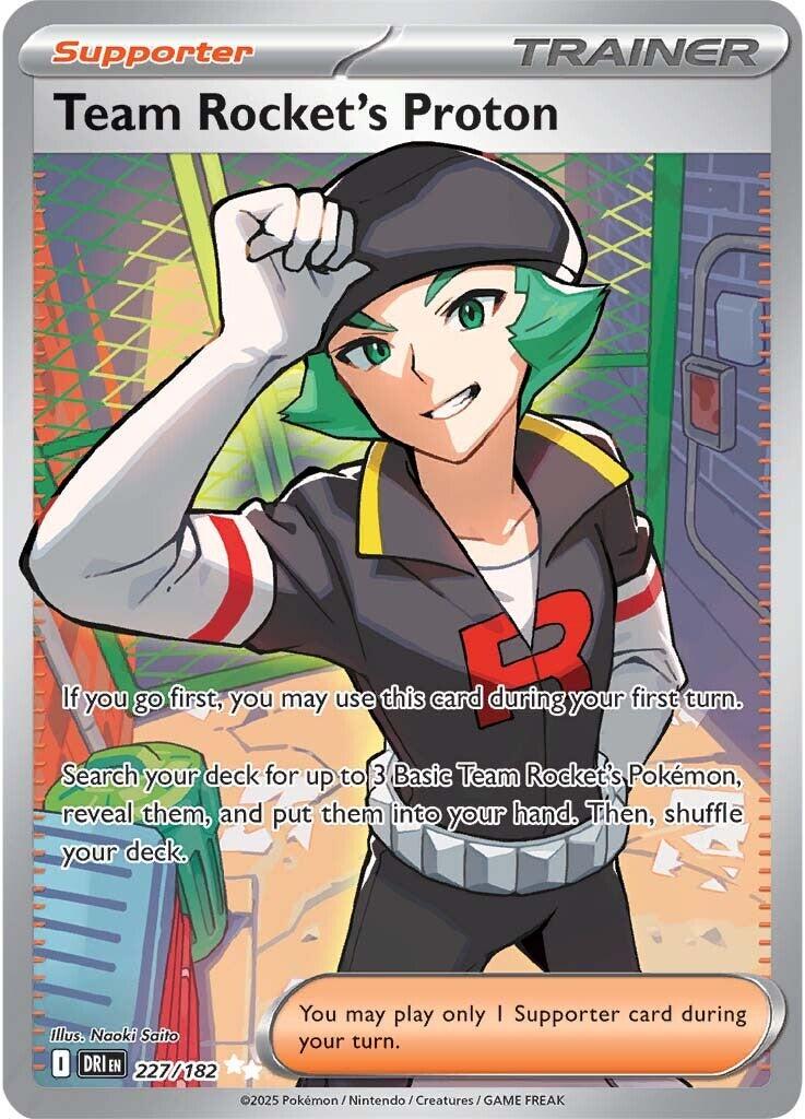 Team Rocket's Proton 227/182 Destined Rivals Pokemon NM/M