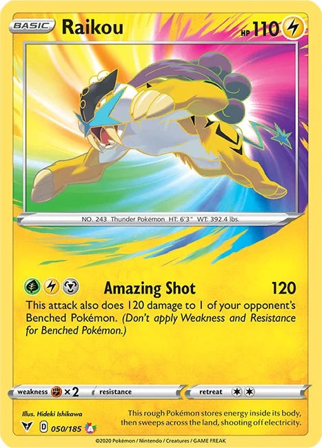 Raikou (050/185) [SWSH04: Vivid Voltage]