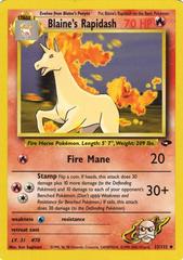 Pokemon Blaines Rapidash 33/132 Gym Challenge LP-EXC