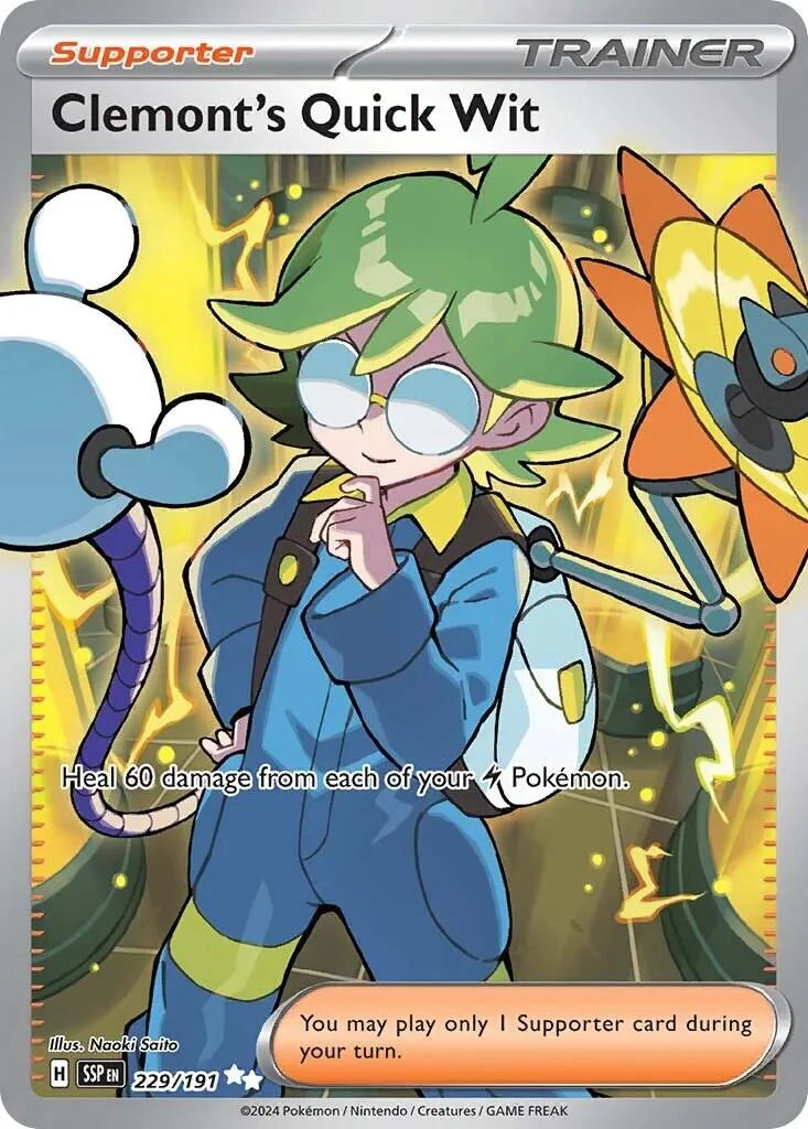 Clemont's Quick Wit 229/191 SV: Surging Sparks
