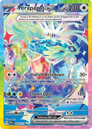 Terapagos ex - 169/131 169 - SV Prismatic Evolutions Pokemon