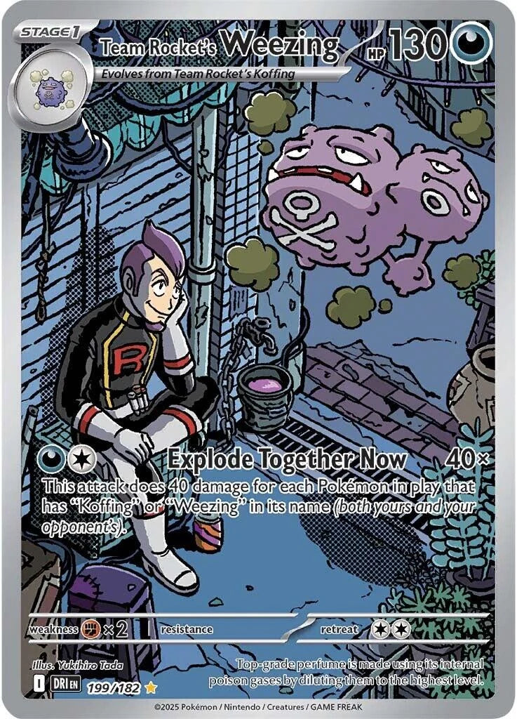 Team Rocket's Weezing 199/182 SV: Destined Rivals