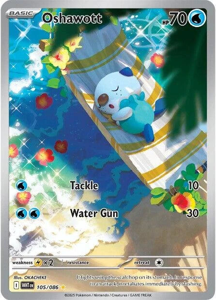 Oshawott 105/086 SV: White Flare
