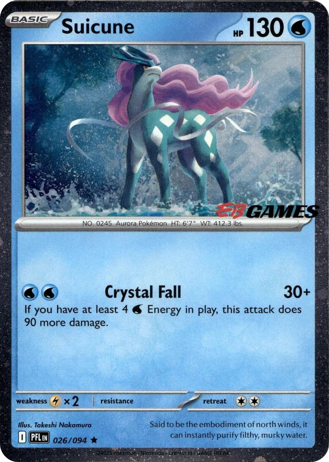 Suicune (EB Games Exclusive) (026/094)