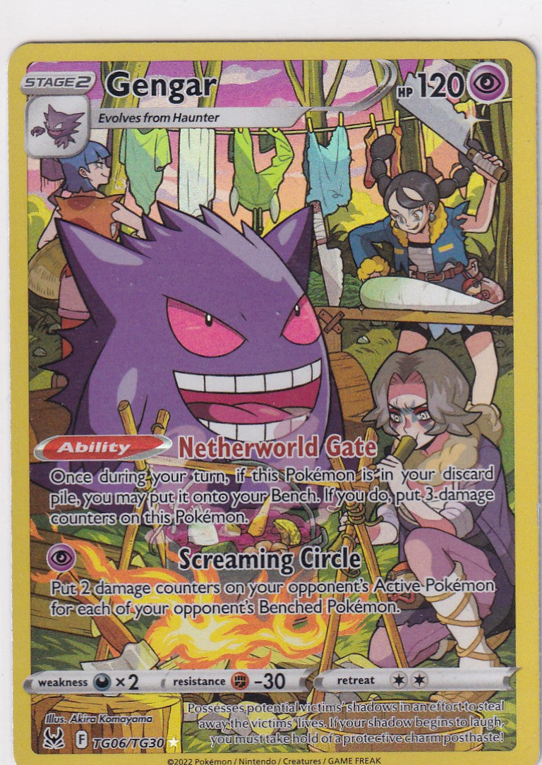 Gengar TG06/TG30 Sword & Shield Lost Origin Trainer Gallery NM