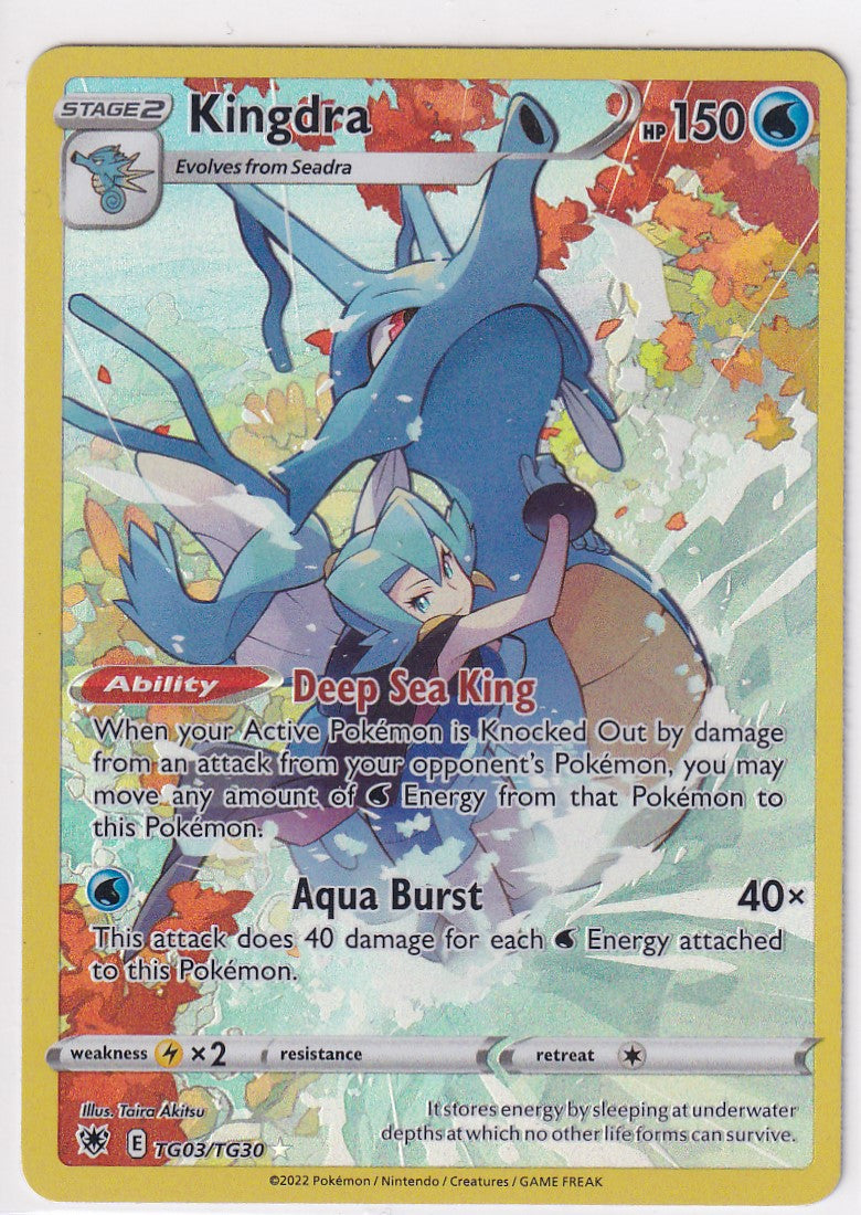 Kingdra TG03/TG30 Holo Astral Radiance Trainer Gallery Pokemon NM