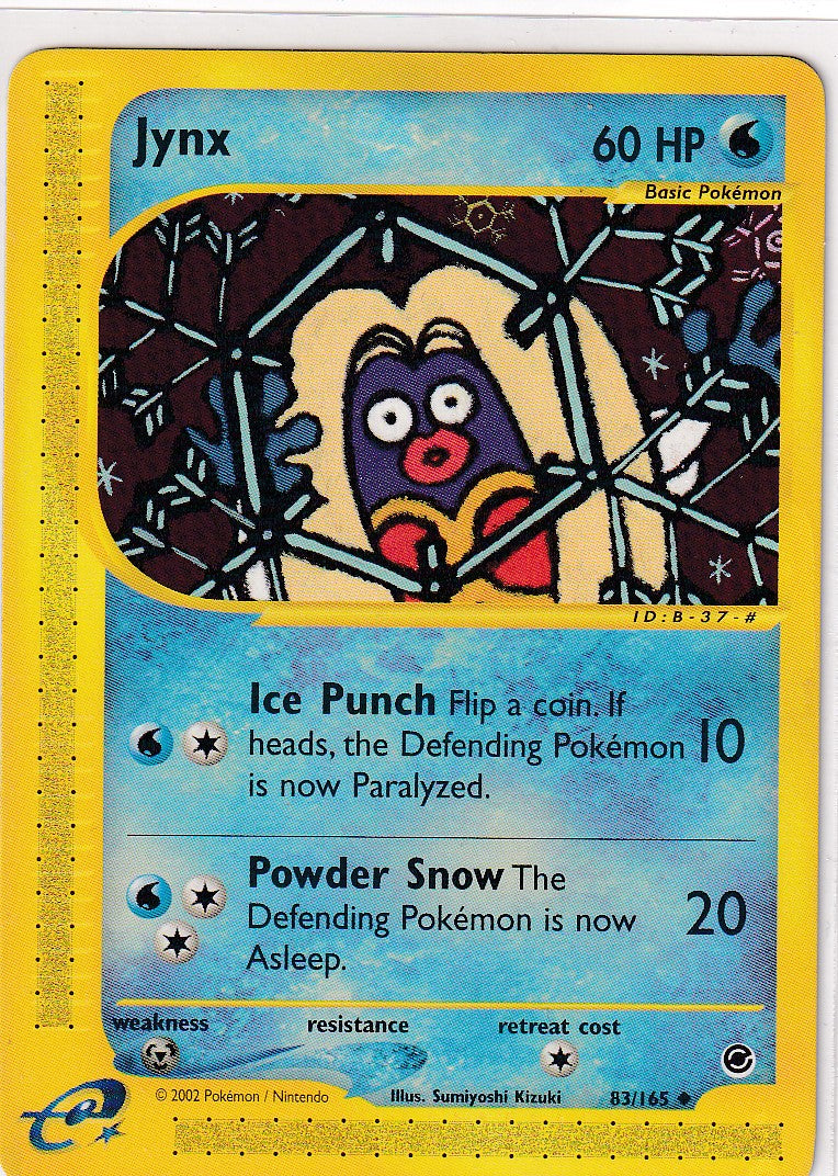 Jynx 83/165 Expedition Base Set Pokemon LP/NM