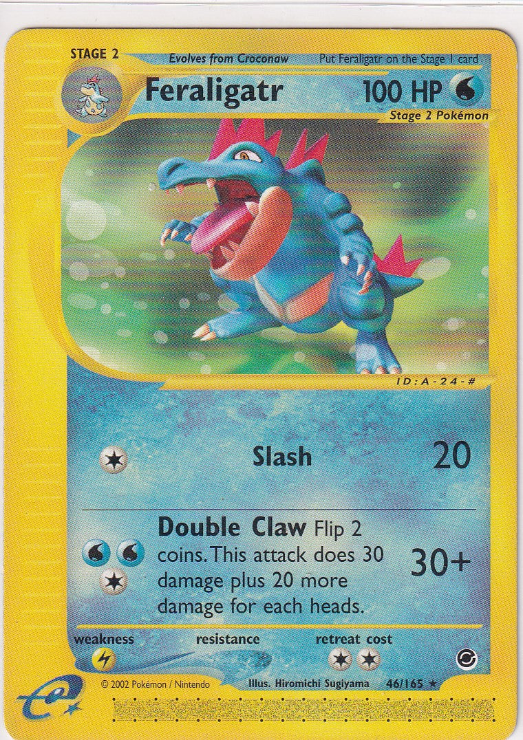 Pokémon TCG Feraligatr – Expedition Base Set 46/165 – Non-Holo Rare