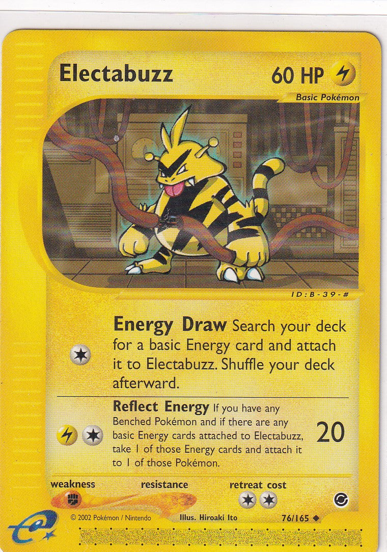 2002 Electabuzz - 76/165 Expedition LP/NM