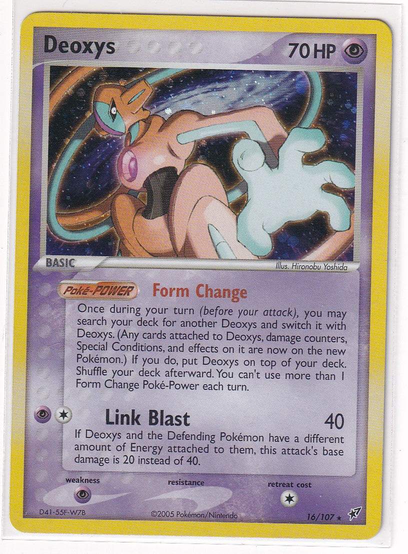 2005 Deoxys - (EX Deoxys) 16/107 Deck Exclusives Holo (NM)