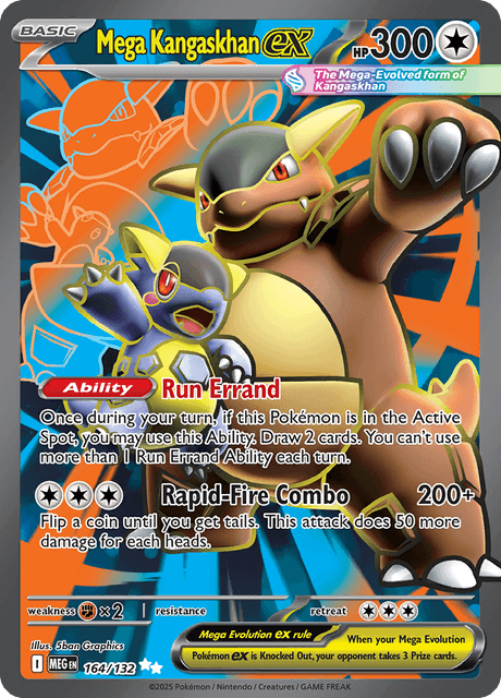 Mega Kangaskhan ex (164/132) (ME01: Mega Evolution)
