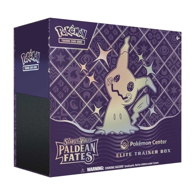 Pokémon TCG: Scarlet &amp; Violet-Paldean Fates Pokémon Center Elite Trainer Box