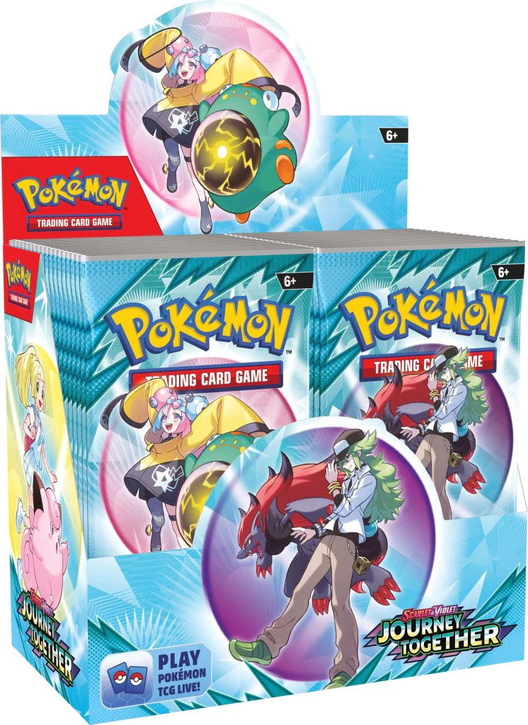 sleeved pokemon booster packs Pokémon TCG Scarlet and Violet Journey Together Booster Box