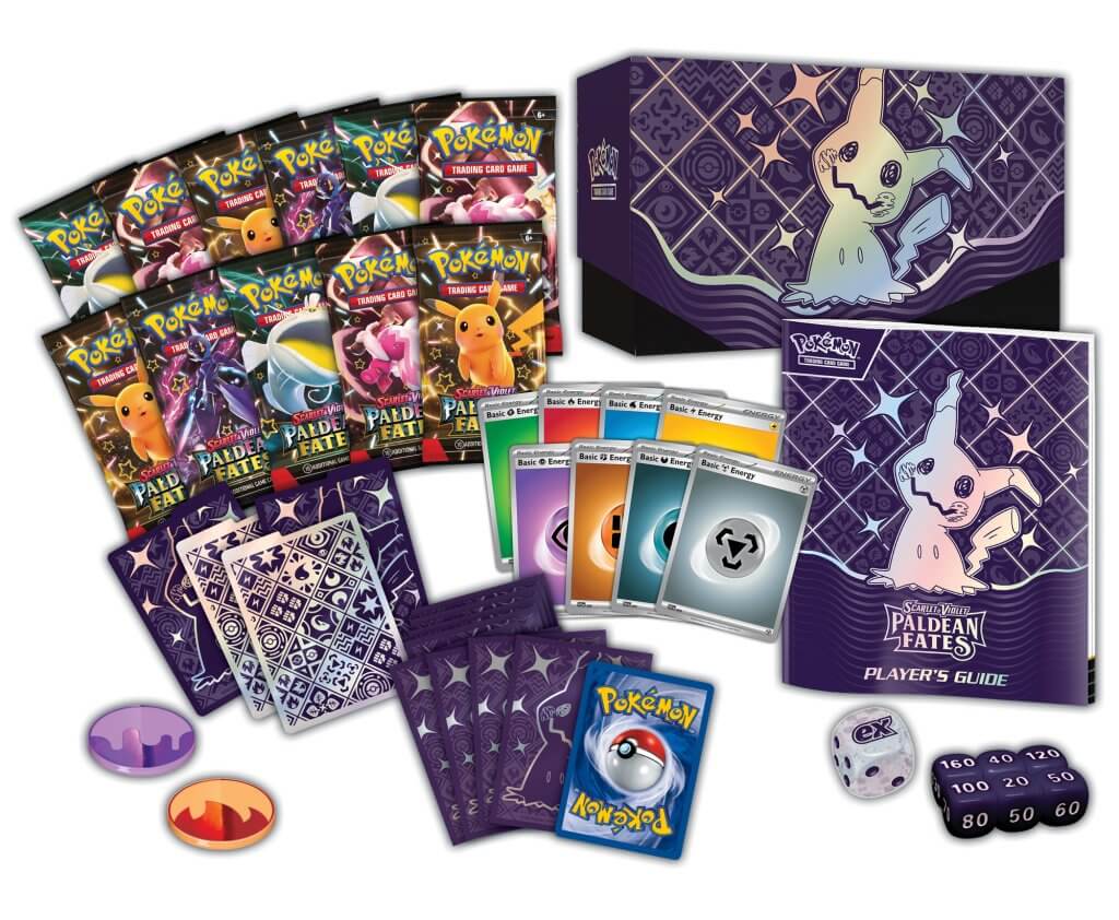POKÉMON TCG Scarlet & Violet 4.5 Paldean Fates Elite Trainer Box