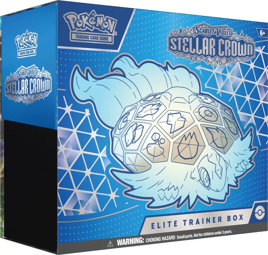 POKÉMON TCG Scarlet &amp; Violet 7 Stellar Crown Elite Trainer Box