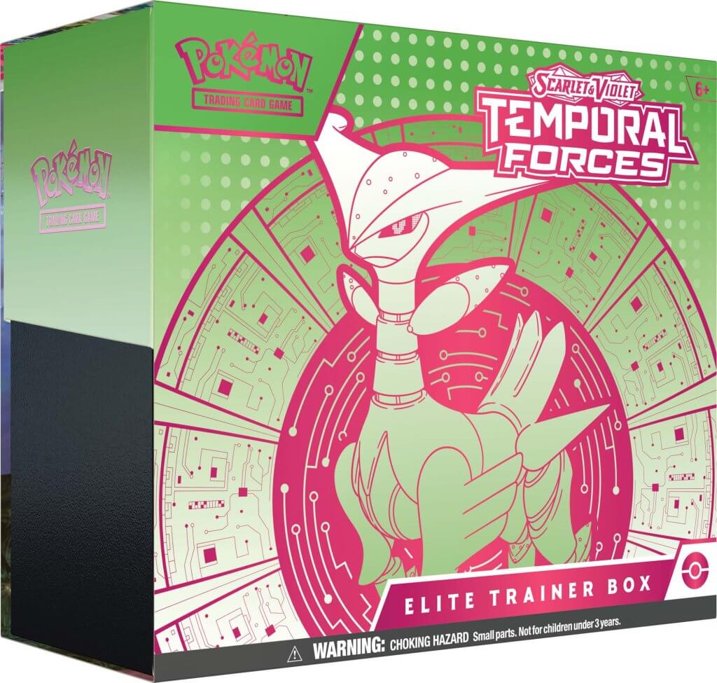 POKÉMON TCG Scarlet & Violet 5 Temporal Forces Elite Trainer Box (Walking Wake)