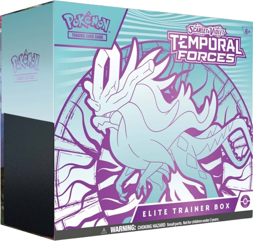 POKÉMON TCG Scarlet &amp; Violet 5 Temporal Forces Elite Trainer Box (Walking Wake)