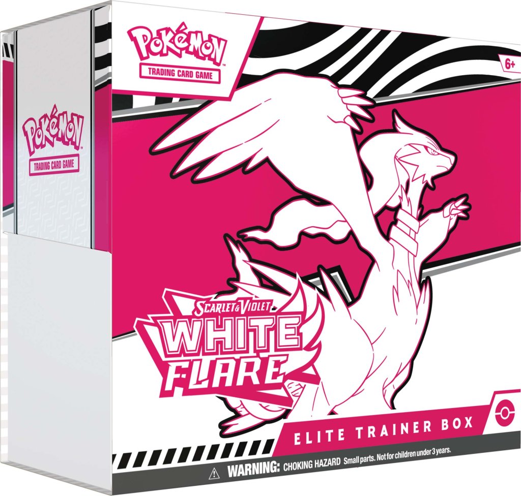 PRE ORDER Pokémon TCG: Scarlet &amp; Violet— White Flare Elite Trainer Box