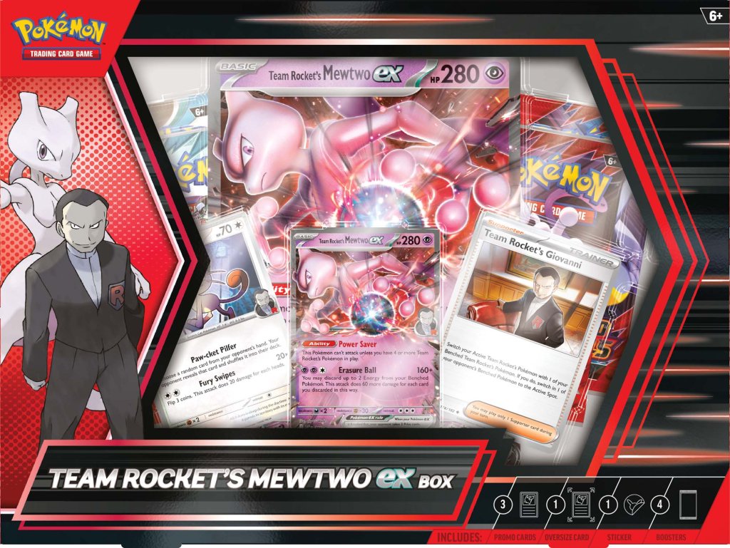 Pokemon TCG Team Rocket&#39;s Mewtwo ex Box