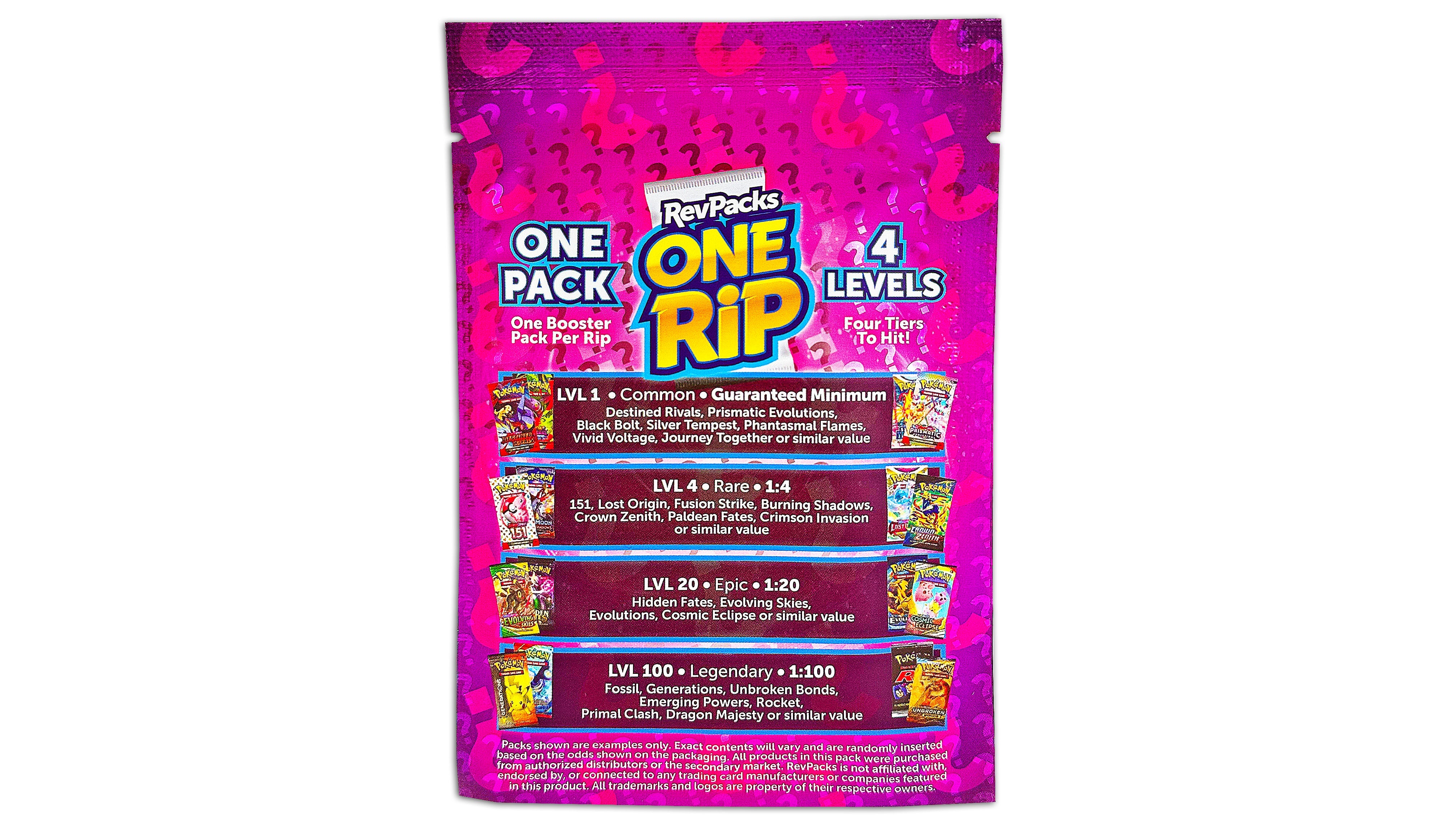 PRE ORDER RevPacks One Rip