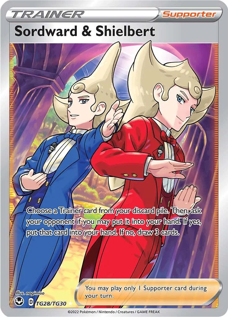 Pokémon TCG Sordward & Shielbert - Silver Tempest [Trainer Gallery] [TG28/TG30]