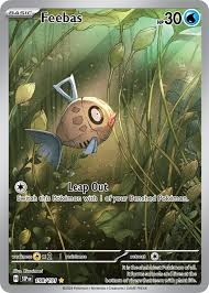 Feebas 198/191-Pokemon TCG SV08:Surging Sparks - Illustration Rare Holo (NM)