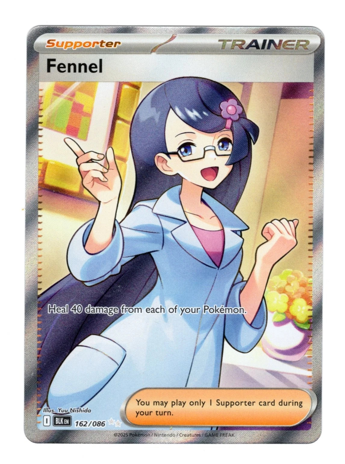 #162/086 Fennel Secret Rare SV: Black Bolt Pokemon TCG Card