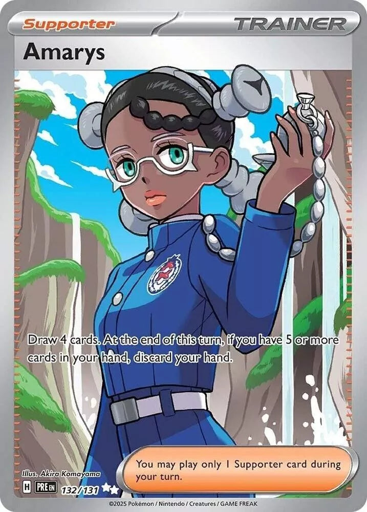 Amarys (132/131) [Scarlet &amp; Violet: Prismatic Evolutions] NM