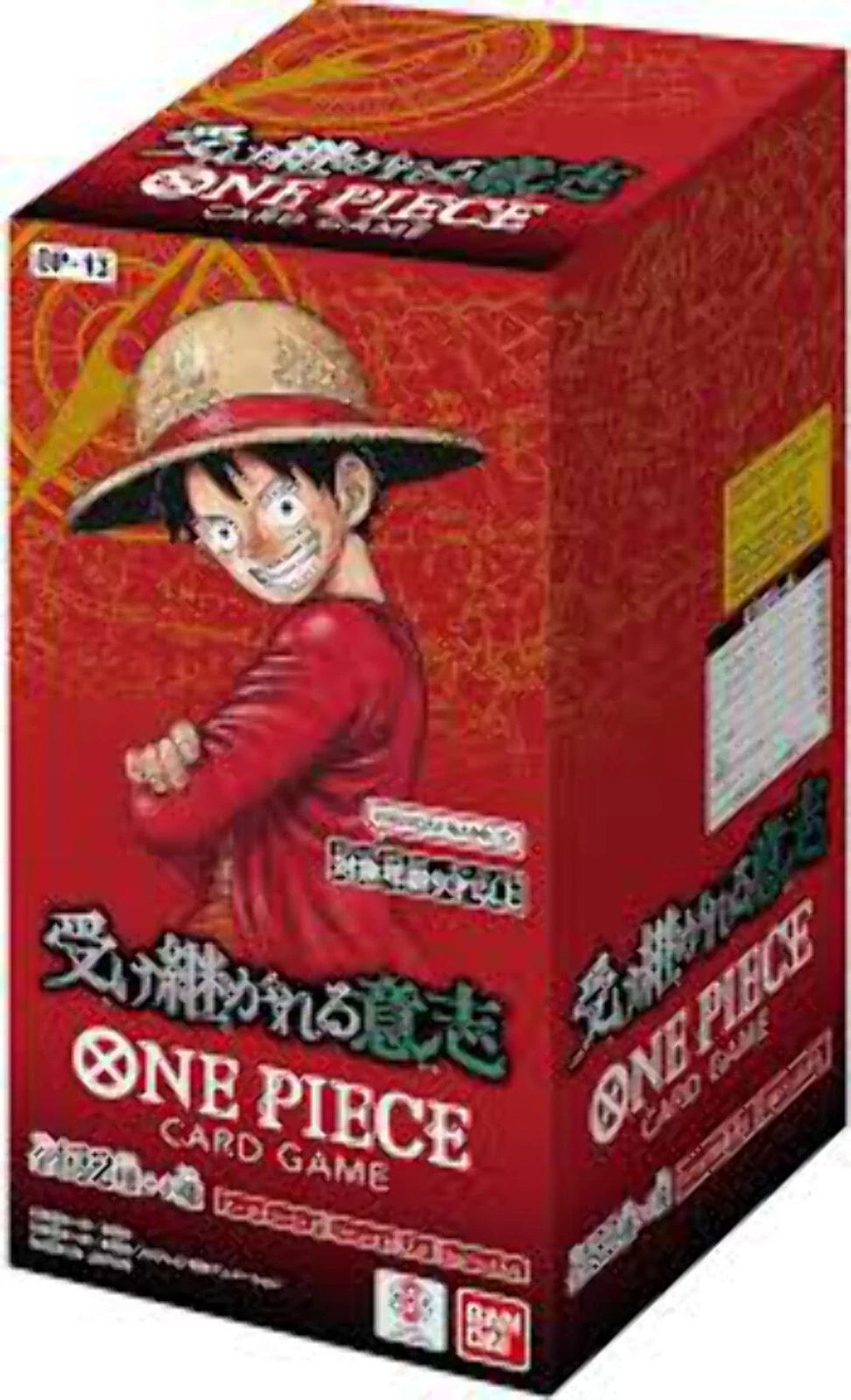 ONE PIECE Card Game Carrying on His Will Sealed Box in Japanese OP-13