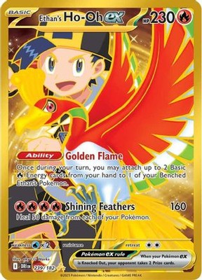 Ethan&#39;s Ho-Oh ex - 239/182 239 - SV10 Destined Rivals Holofoil