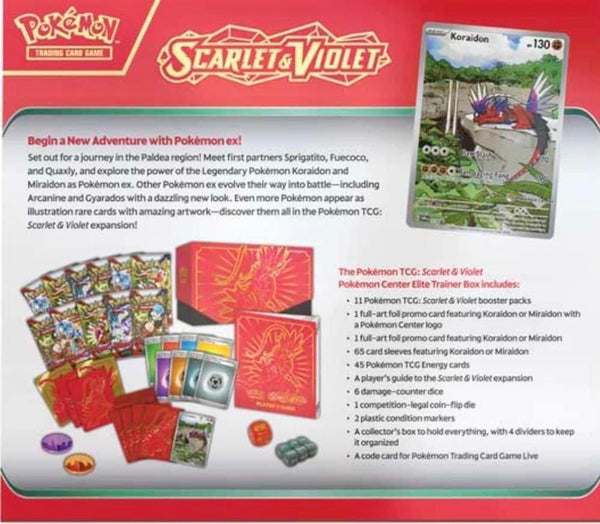 Scarlet & Violet Pokémon Center Elite Trainer Box (Koraidon)