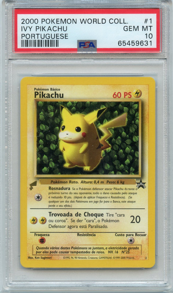 ポケモンカードゲーム 2000 World Jungle Pikachu Chinese PSA 8 2000 Pokemon World Collection Jungle Pikachu Chinese 60/64